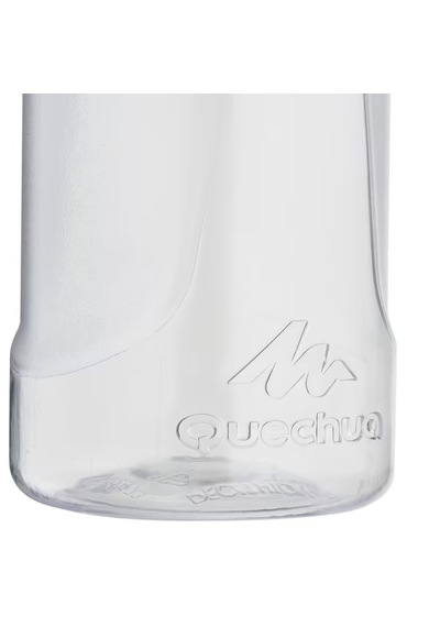 Quechua 0,8 L Şeffaf Outdoor Matara Ecozen Hafif Dayanıklı Kamp, Yürüyüş Ve Günlük Su Şişesi