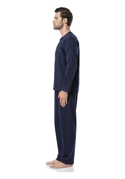 Pierre Cardin Erkek Uzun Kollu Penye Pijama Lacivert