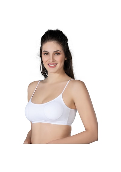 Beyaz Mı Emay 1425 Modal Cotton Pedli Büstiyer Beyaz