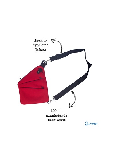 Sırt Çantası Su Geçirmez Çapraz Göğüs Omuz Çantası