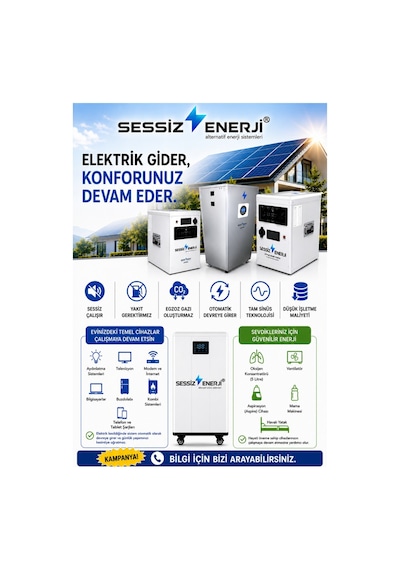 Sessiz S20 M200 Jel 2kw Güç Kaynağı