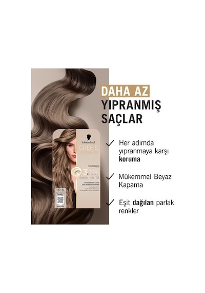 Yoğun Bakım Full Kit, 7-16 Küllü Soğuk Kumral Saç İçin