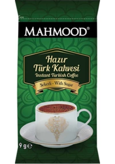 Mahmood Coffee Şekerli Hazır Türk Kahvesi 12 x 9 G