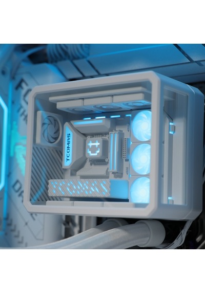 Tcomas Cube 360mm Am5/lga1851 Uyumlu Beyaz Sıvı Soğutucu Azaz3tcmas0004