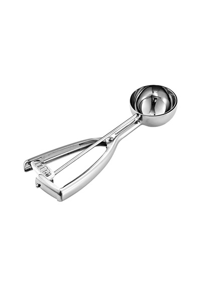 Paslanmaz Çelik Dondurma Kaşığı, 22 Cm Uzunluk, 7 Cm Hazne Genişliği, Yaylı Mekanizma Diğer