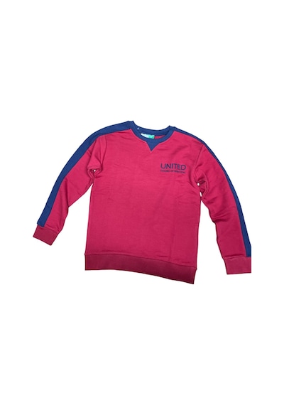 E Çocuk Benetton-b21606 Benetton Sweatshirt Kırmızı Kırmızı