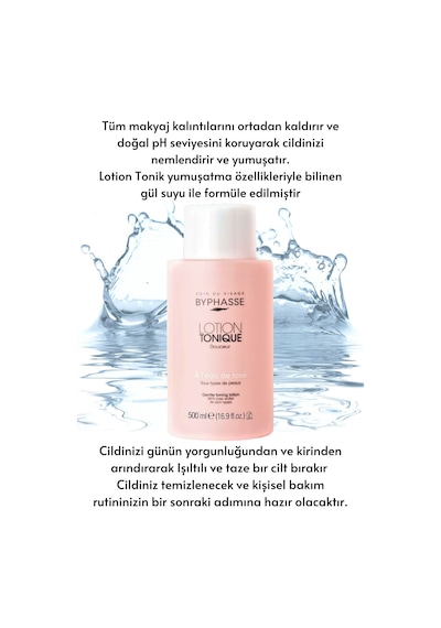 Byphasse Gül Özlü Canlandırıcı Tonik 500 ML