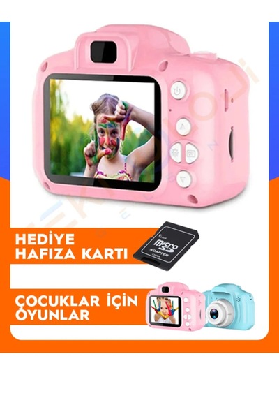 Arell Teknoloji X4563 Çocuk Dijital Fotoğraf Makinesi
