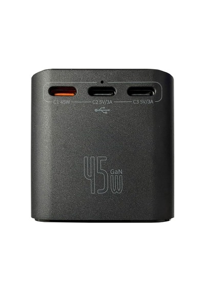 45w Şarj Cihazı Ve 2x Usb Ve 3x Type-c Girişli Universal Seyahat Adaptörü, Priz Dönüştürücü 200'den Fazla Ülke İle Uyumlu, Abd, İngiltere, Aus, Ab