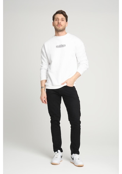 Alexander Gardi Alexandergardı İçi Polarlı Baskı Detaylı Sweatshırt B23-37401 001
