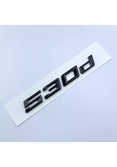 Bmw 530d Piano Black Bagaj Yazısı 3m 3d Abs Çok Yüksek Kaliteli