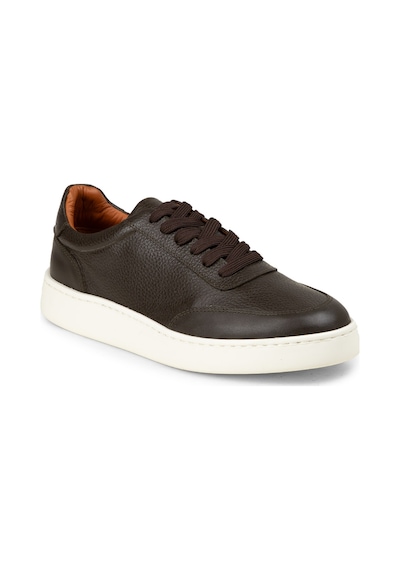 Deery Erkek Haki Hakiki Deri Sneaker Ayakkabı - 04406mhake01