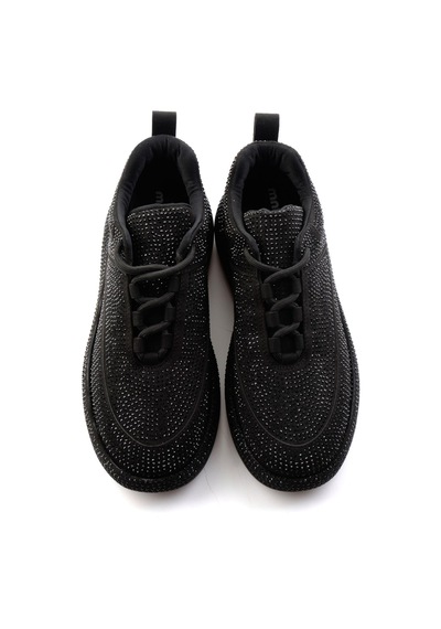Bambi Siyah Kadın Sneaker K01228091187 Siyah