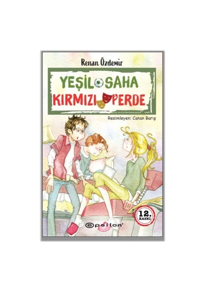 Yeşil Saha Kırmızı Perde - Eınj-762252