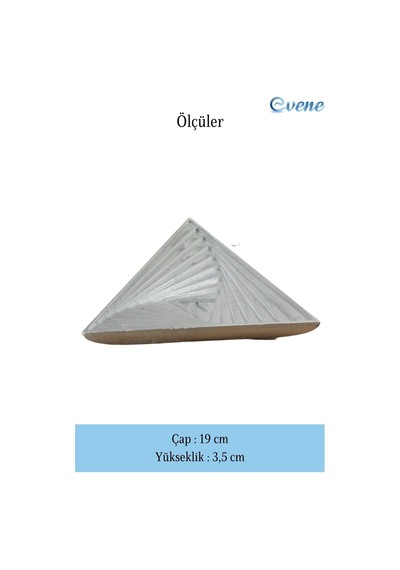 Makyaj Organizeri Renk Kozmetik Makyaj Düzenleyici Üçgen Model - Gümüş