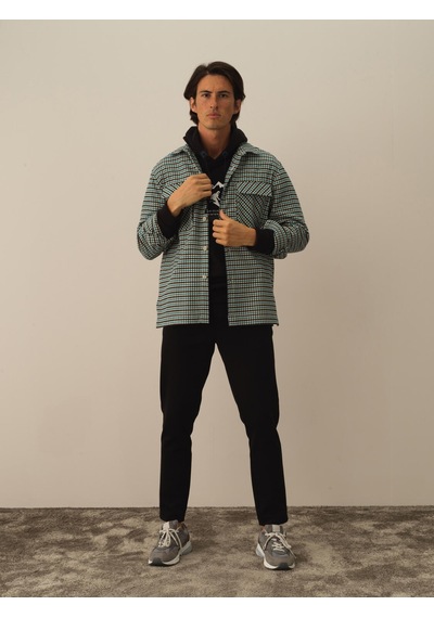 Xint Mavi Esnek Dokulu Slim Fit Gömlek 700914 MAVİ