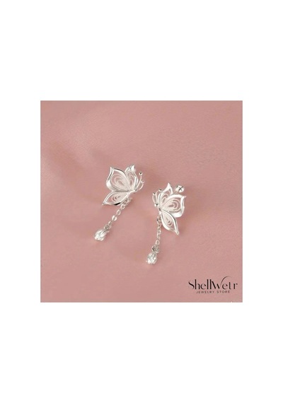 Silverbella Kelebekli 925 Ayar Gümüş Küpe Sevgililer Günü ,annenize Verilecek En Güzel Hediyes Sw-svb01, One Size Metalik Silverbella Kelebekli 925 Ayar Gümüş Küpe Sevgililer Günü ,annenize Verilecek En Güzel Hediyes Sw-svb01, One Size Metalik