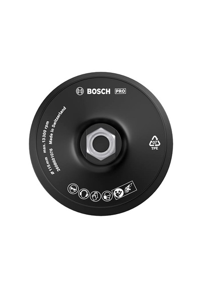 Gummischleifteller 115 Mm, 1 Adet.