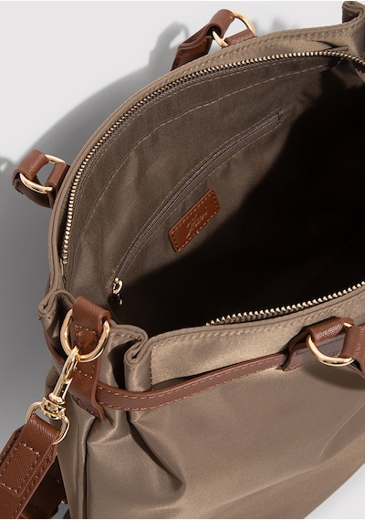 Mavi - Kahverengi Omuz Çantası 1913476-33267 Bej