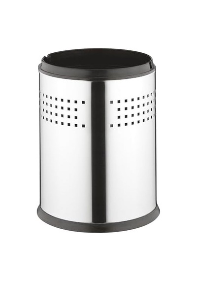 Arkitekta A44048 Çöp Kovası, 3 L, Parlak Paslanmaz Çelik Kaplama 10l Siyah