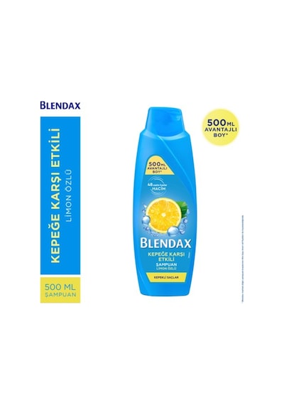 Blendax Şampuan 500 Ml Kepeğe Karşı Etkilix2 set-hnkl-2660-6251