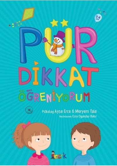 Pür Dikkat Öğreniyorum - 1 - Ayşe Erce -  Meryem Tale - Bıcırık Yayınları
