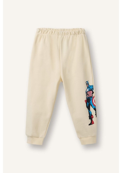 Defacto Marvel Comics 2li Takım Sweatshirt Eşofman Altı Erkek Bebek G6691a526smbg807 Bej-bg807