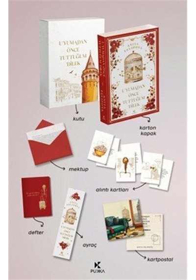 Uyumadan Önce Tuttuğum Dilek 1 Karton Kutu Set / Anita Felipova