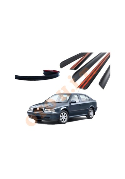Skoda Octavia 99-09 Uyumlu Bagaj Üstü Spoiler Mat Siyah