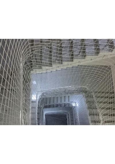 Morilu Balkon Filesi - Güvenlik Filesi - 10 Cm Gözenek - 6 Mm İp - Merdiven Filesi - İnşaat Filesi - Balkon Ağı