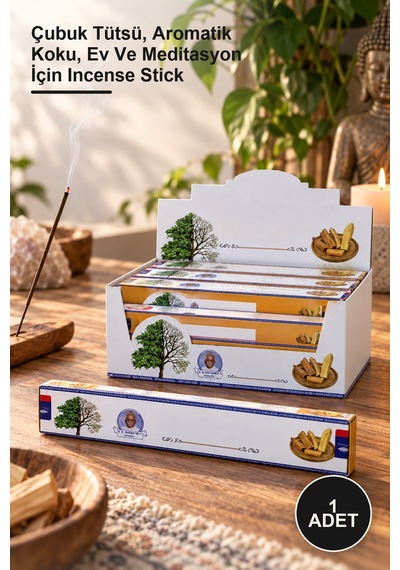 1 Adet Palo Santo Aromalı Tütsü Çubuk Tütsü, Aromatik Koku, Ev Ve Meditasyon İçin Incense Stick