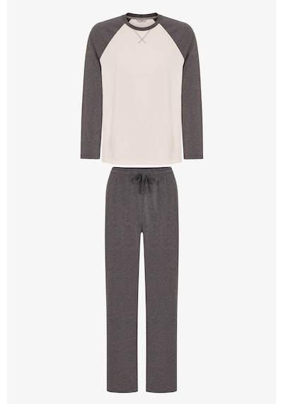 Penti Erkek Contour Ease Pantolon Uzun Kollu Pijama Takımı Çok Renkli