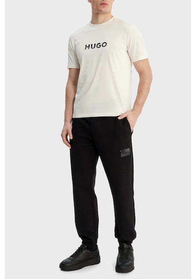 Hugo Erkek T Shirt 50557437 102 Ekru