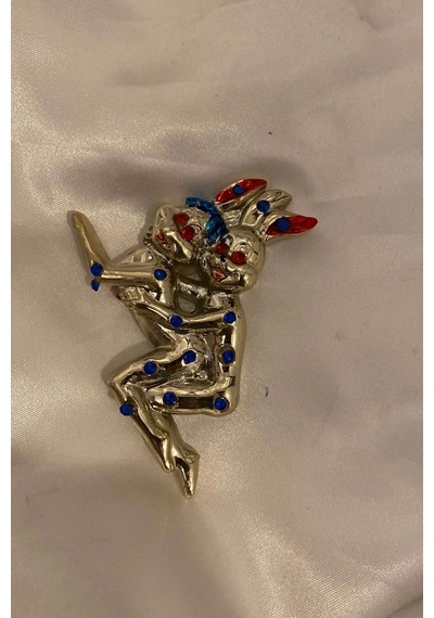 Magnet Playboy Tavşan Eroti K Figürlü Taşlı Metal Mıknatıs Magnet 1