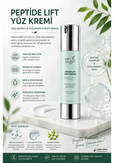 Peptide Yüz Kremi Anti-aging Serum 2 Li Set