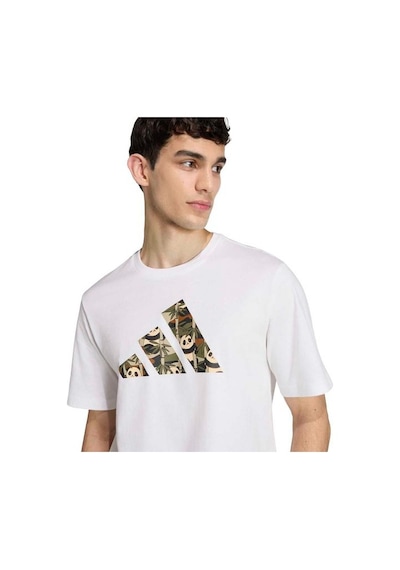 Adidas Erkek Tişört Panda Chill Camo Beyaz