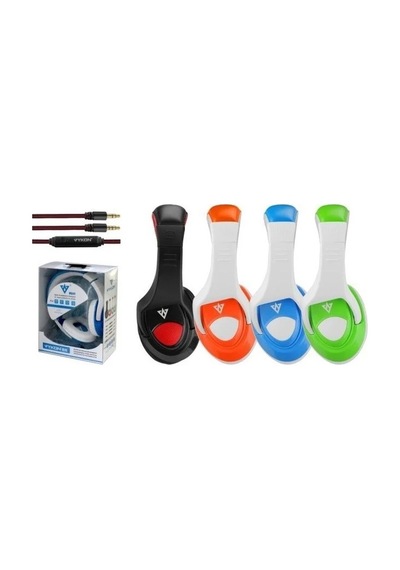 Vykon Mq4440mm Sürücülü Mikrofonlu Bilgisayar Kulaklığı Jak Girişli Belirtilmemis