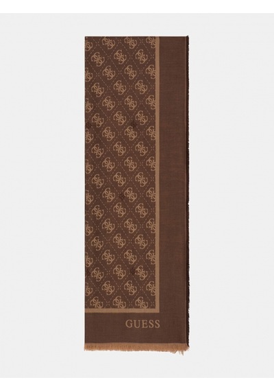 Guess Jakarlı 70x180 Kadın Kahverengi Şal Aw5529vıs03-bro