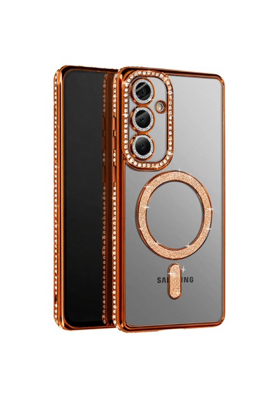 Samsung Galaxy  Uyumlu,  S26 Plus Joke Simli Magneticsafe Kılıf - Turuncu