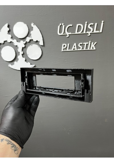 Peugeout 407 Teyp Yuvası Uyumlu Bilgi Ekran Kasası Siyah 3d Baskı 1 Adet