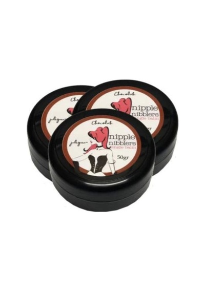 Hintohu Nipple Nibblers Tingle Balm Chocolate Flavored 50ml Çikolatalı Göğüs Bakım Kremi 3 Adet