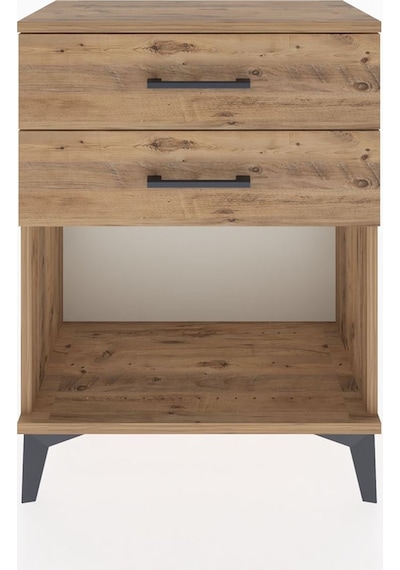 Arges Komodin 4 Çekmeceli 60x30x80 Çam-çam Çam