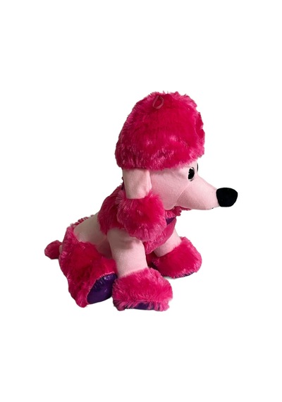 Süslü Köpek Peluş 35 Cm - Pembe Pembe