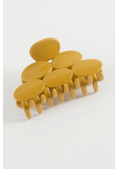 Oval Benekli Renkli Mandal Toka 8 Cm Kırmızı