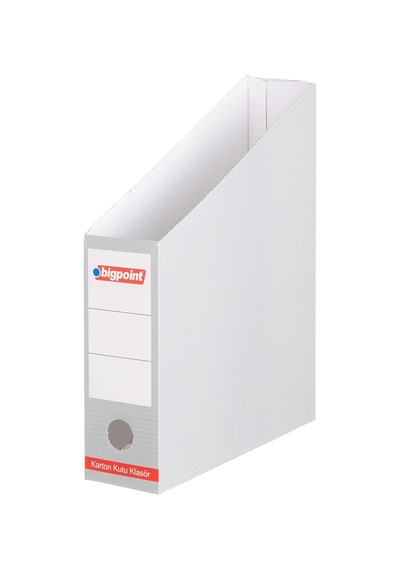Bigpoint Bp120-85 Karton Kutu Klasör Magazinlik, 6'li Set, Gri