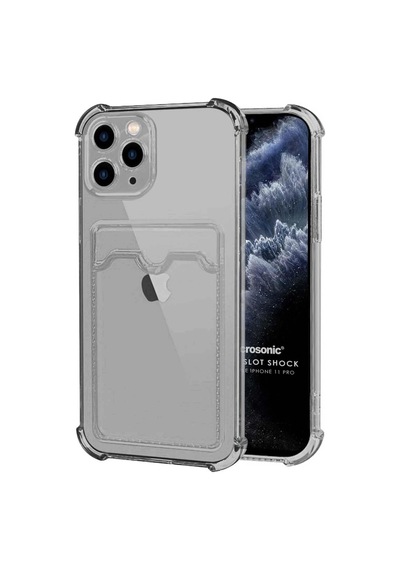 Microsonic Apple Uyumlu iPhone 11 Pro Card Slot Shock Kılıf