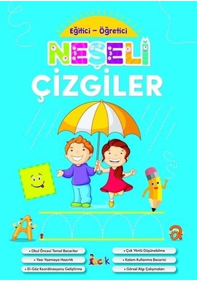 Eğitici - Öğretici Neşeli Çizgiler- Bıcırık Yayınları