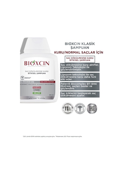 Bioxcin Genesis Kuru Ve Normal Şaçlar İçin Şampuan 3 x 300 ML