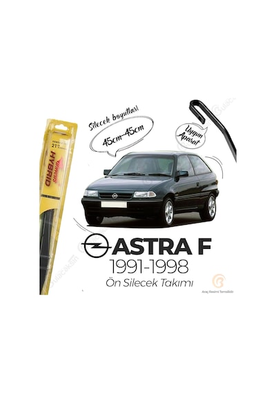 Opel Astra F Ön Silecek Takımı 1991-1998 İnwells Hibrit
