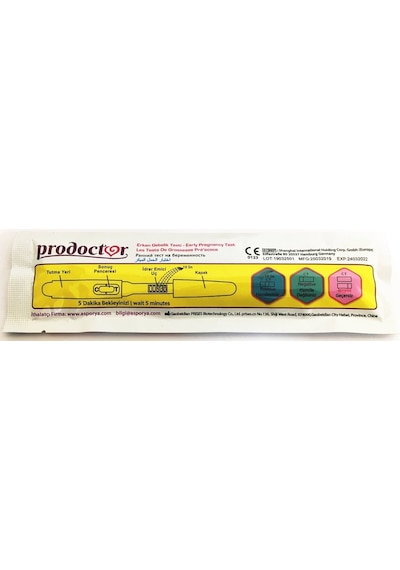 Prodoctor Pratik Erken Gebelik Testi 1 Test x 2 Paket